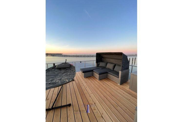 Hausboot Fjord Haven Mit Biosauna In Barth Luaran gambar