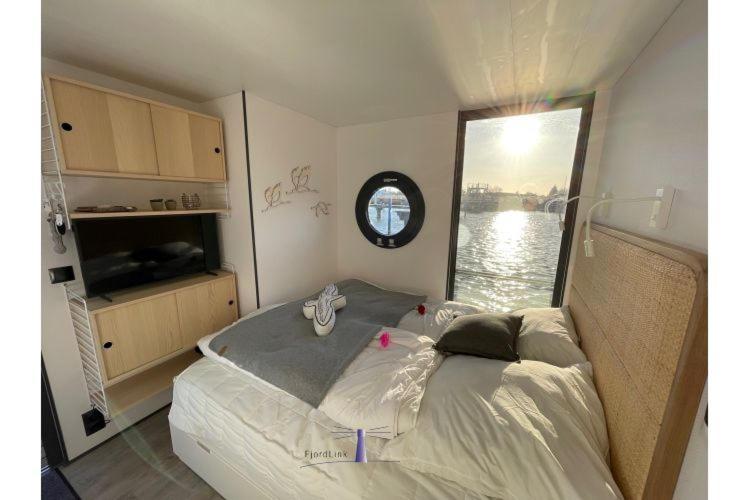 Hausboot Fjord Haven Mit Biosauna In Barth Luaran gambar